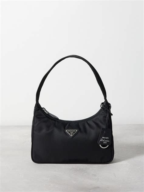 prada nylon purse black|re nylon shoulder bag Prada.